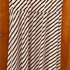 H&M Striped Black and White Women's Skirt